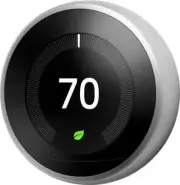 NEW Google Nest 3rd Gen T3007ES Wi-Fi Learning Thermostat Stainless Steel