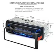 1 DIN Car Radio Bluetooth Audio Stereo In-Dash FM SD AUX USB TF MP3 Player (for: Daihatsu)