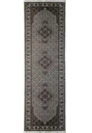 10' Feet Runner Mahi Tabreez Quality Hand knotted Rug IVORY #F-5831