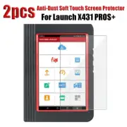 2pcs Soft Touch Screen Protector Film Anti-Dust Waterproof For Launch X431 PROS+