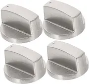 [CANIGHT] 4Pcs Gas Stove Control Knobs Replacement Durable Cooker Knobs for Kitchen Oven Shaft Stylish Design for Gas Cooktop Accessories