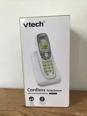 Vtech CS6114 Cordless White Telephone w/ Caller ID + Call Waiting DECT 6.0