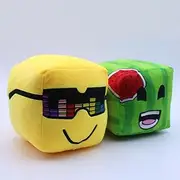 Sunny and Melon Plush 15cm/5.9inch, Sunny and Melon Merch Plush Toys, for Fans and Friends Large Beautifully Plushie Doll (Yellow and Green)