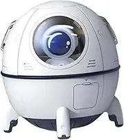 PRETYZOOM Car Humidifier Baby Room Essential 7 Night Light Spaceship Design Portable Humidifier
