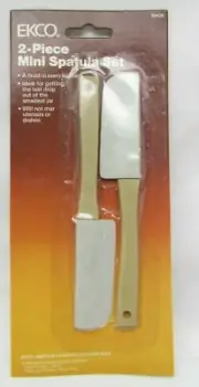 Vintage EKCO Rare 2-Piece Mini Spatula Set NOS No. 0042B USA