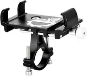 Bike Phone Holder Cycling Fixed Bracket Bicycle Scooter Mountain Bike Bracket for Cycling Mountain Off Road Black
