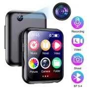Bluetooth 5.4 Protable Mini MP3 MP4 Player with Camera FM Radio Music Speaker