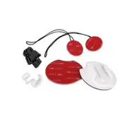 8 in 1 Surfboard Surfing Fasten Mount Kit Pack Tethers FCS Surfboard Rubber Locking Plug for Gopro Hero 3+ 3 2 1 Camera