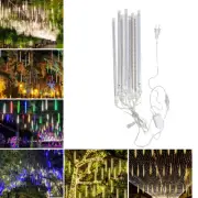 Upgraded Meteor Lights Tubes LED Falling Snowfall Lights for Garden Tree Decor