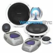 AUDIOBAHN ABC5002N 5.25" 160W RMS COMPONENT SPEAKERS SILK TWEETERS CROSSOVERS