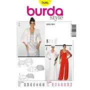 Burda Sewing Pattern 7686 Womens Bolero Sleeves Jacket Size 10-22 Uncut