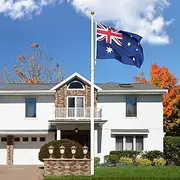 150x75cm Australian Flag Aussie Australia Anzac Day OZ Heavy Duty Spun Polyester Brass Hooks AU Country Outdoor Banner