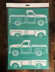 NEW “Vintage Truck Duo” Chalk Couture Chalk Transfer Stencil Size C RETIRED
