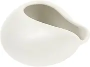 LALADEFIEE Ceramic Sauce Jug Multipurpose Gravy Cup Western Style Sauce Storage Without Handle for Creamer Dressing and Condiments Elegant and Functional Dinnerware