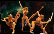 Aethelari Huntresses | Squad of 3 | Sci Fi | Cyberpunk | Papsikels