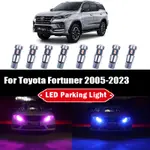 2X LED 停車燈間隙燈 T10 W5W 3030 10 SMD 適用於豐田 FORTUNER 2005-2023 配