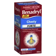 Benadryl PE Chesty Forte 200mL - Berry Fast Relief Heavy Coughs Soothing