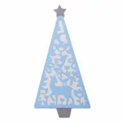 Sizzix Thinlits Die Set 4PK - Folk Christmas Tree by Lisa Jones 663442