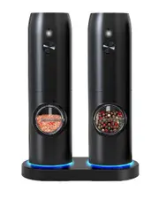 Fresh Fab Finds Rechargeable Electric Salt & Pepper Grinder Set