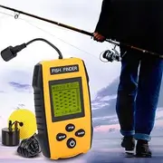 Wired Fishing Detector, Portable Fish Finder, Fish Finder, 100M Portable LCD Fish Finder with Sonar Sensor Fishing Accessory TL88E