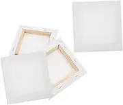 ARTSEWPLY 4pcs Stretched Canvas Painting Panels for Oil Painting Premium Blank Drawing Boards for Artists for DIY Art Projects