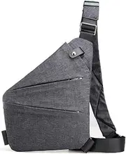 [Sayoyo] Anti Theft Bag, Women Men Anti-Theft Travel Crossbody Bag, Portable Crossbody Bag, Multi-color Slim Shoulder Bag, Travel Leisure Bag with Adjustable Shoulder Strap