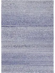 Halo Blue Braided Pattern Wool Blend Rug