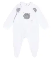 [Il Gufo] Il Gufo Baby printed cotton playsuit M 9 white