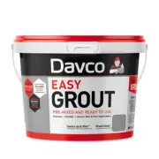 Davco GROUT PRE-MIXED Bright White Stain Mould & Bacteria Resist*Aust Made 2L
