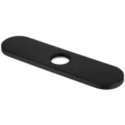 ASD52MB Matte Black Deck Plate 10 Inch Stainless Steel Escutcheon Plate