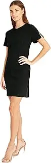 [Donna Morgan] Simple Mod Shift Sleek and Sophisticated Work Dress for Women