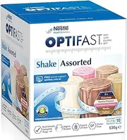 Nestle Optifast VLCD Assorted Flavour Weight Loss Shakes 53 g (Pack of 10)