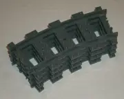 LEGO NEW Dark Stone Grey Train Track Curved 22.5° (4x) 4279717 Brick 53400