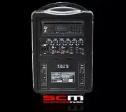 Portable Wireless Pa System 80 Watts Compact Size Two Receivers P+h Included!