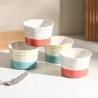 Convenient Ceramic Bowl Oven Safe Mini Soup Bowl Oven Baking Bowl Baking