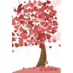 NOTEBOOK & JOURNAL - SPECIAL EDITION - VALENTINE’’S DAY - TREE HEART BLOOMING: 2020 EDITION - 110 PAGES - LARGE 6