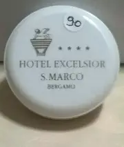 Soap Hotel Excelsior S.Marco 4 Stars Bergamo - Round With Dispenser 90