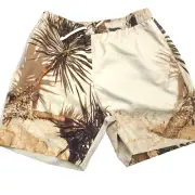 $260 Blue Sky Inn Dragon Palm Swim Trunk Shorts Made in Italy Mens Size Small
