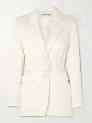 [Veronica Beard] Veronica Beard - Ryanne Crepe Blazer - White - US6 US 6 White