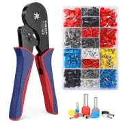 TUBTAP Ferrule Crimping Tool kit, Wire Ferrule Crimper AWG 28-5 Self-Adjustab...