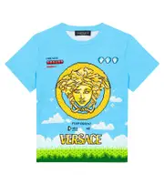[Versace Kids] Versace Kids Video Game Medusa cotton T-shirt Y 12 multicoloured