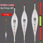 Portable Durable Plastic Fishing Floats Short Crucian Carp Bobber Float