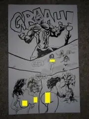Massey CAVEWOMAN APEX PREDATOR 1 pg 11 MERIEM HUGE HEADLIGHTS WOW