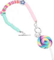 [ANDRESLAD] Stackable Bracelet Set for Women Candy Charm Polymer Clay Bracelet Beach Jewelry for Girls