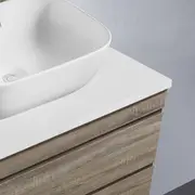 Vellena 1500mm PVC Water Proof Wash White Wall Hung Bathroom Vanity White Quartz Stone