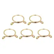 Fuel Line Hose Clips, 5pcs 36mm 65Mn Steel Tubing Spring Clamps