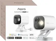 Aqara 4MP Camera Hub G5 Pro PoE, True Color Night Vision Security Camera Outdoor Wired, HomeKit Secure Video, Thread Border Router, Local Detection, Thread/Zigbee, Supports Alexa, Google, White