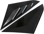 Compatible For Toyota Yaris Ativ/Vois 2023 2024 Side Vent Rear Window Scoop Louver Shutter Sticker Cover Trim Auto Exterior Accessories(Black Style)