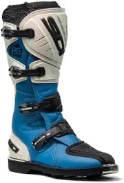Sidi Agueda Motocross Boots, blue-beige, Size 44 for Men Blue Beige