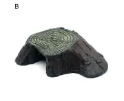 Tortoise Resin Terrace Reptile Climbing Platform Fish Tank Landscaping Ornaments-B